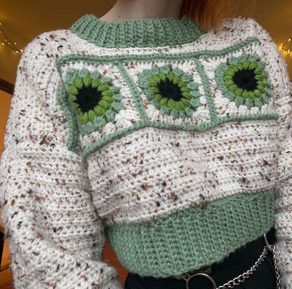 Sunflower Sweater Pattern - Etsy
