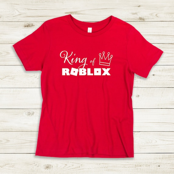 Boys Roblox Shirt Birthday Boy Kids Gamer Shirt Roblox Etsy