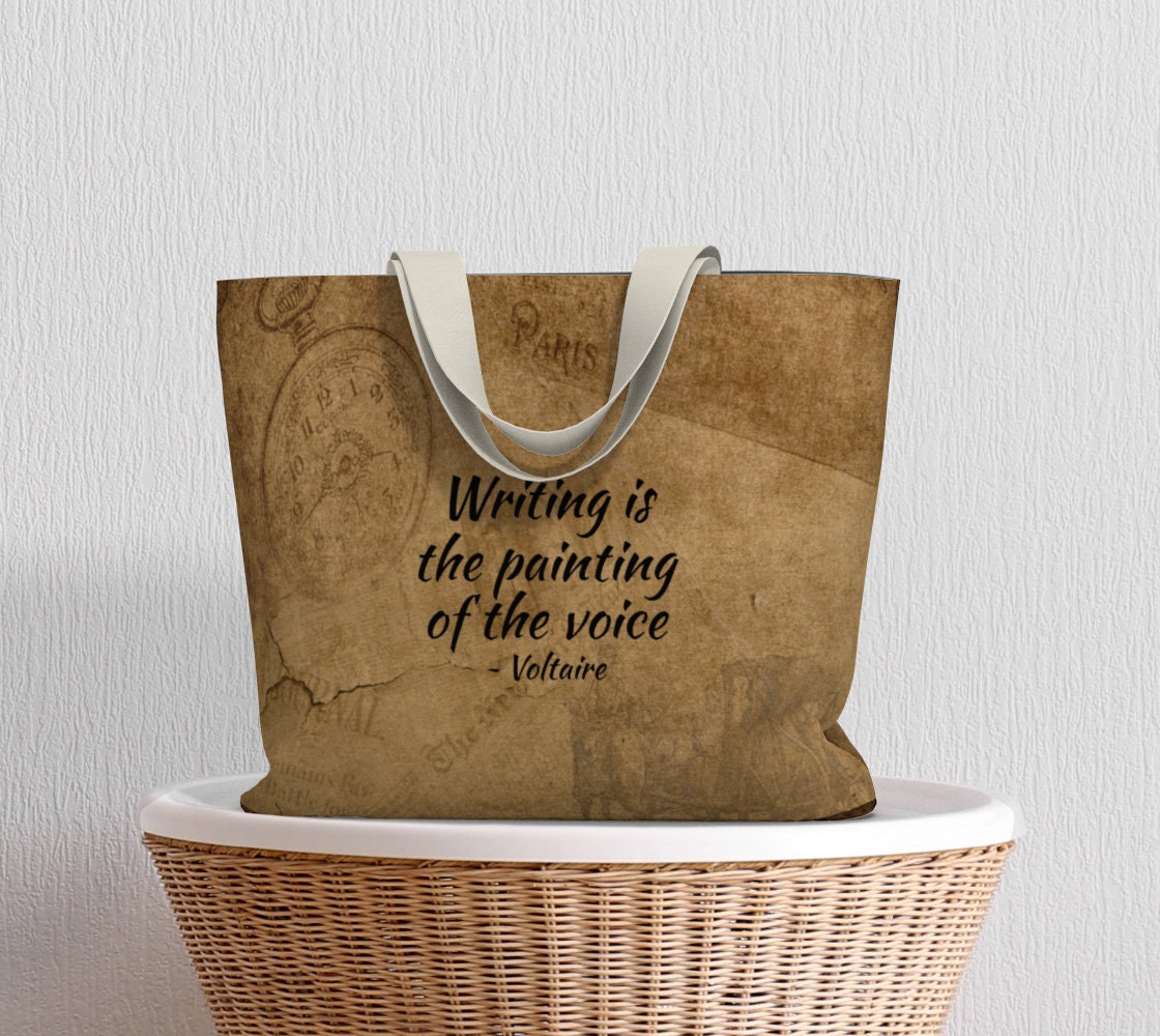 Voltaire Tote Bag (Navy) – THE-ECHELON