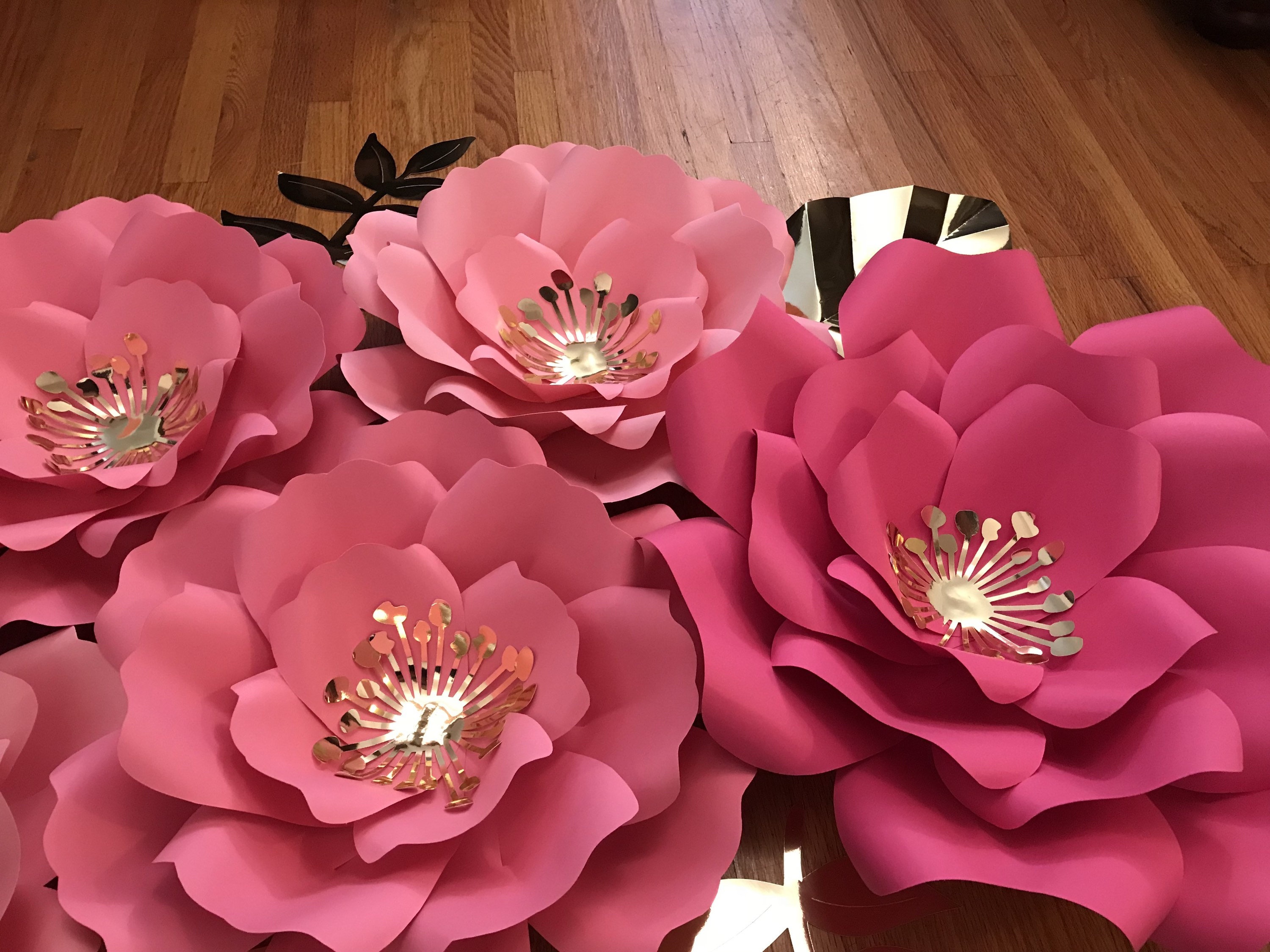 Paper Flowers Floral Set Paper Flowers Room Decor Girls Etsy