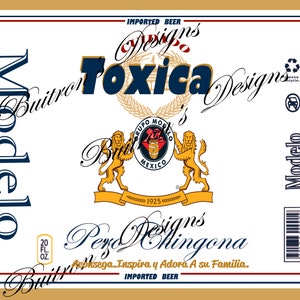 Modelo Toxica Tumbler Sublimation Design / Modelo Toxica Tumbler Sublimación Diseño