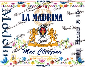 la madrina mas chingona modelo png 20 oz