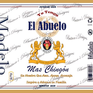 Modelo &quot;Grandpa&quot; Sublimation Tumbler Design / Modelo de vaso de sublimación &quot;Abuelo&quot;