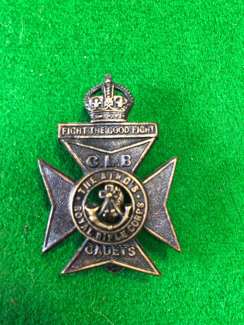 WW1 the Kings Royal Rifle Corps Etsy