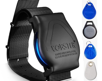 Fobster Key Fob Bracelet RFID Keyfob Wristband Go Key Ring Holder Patented