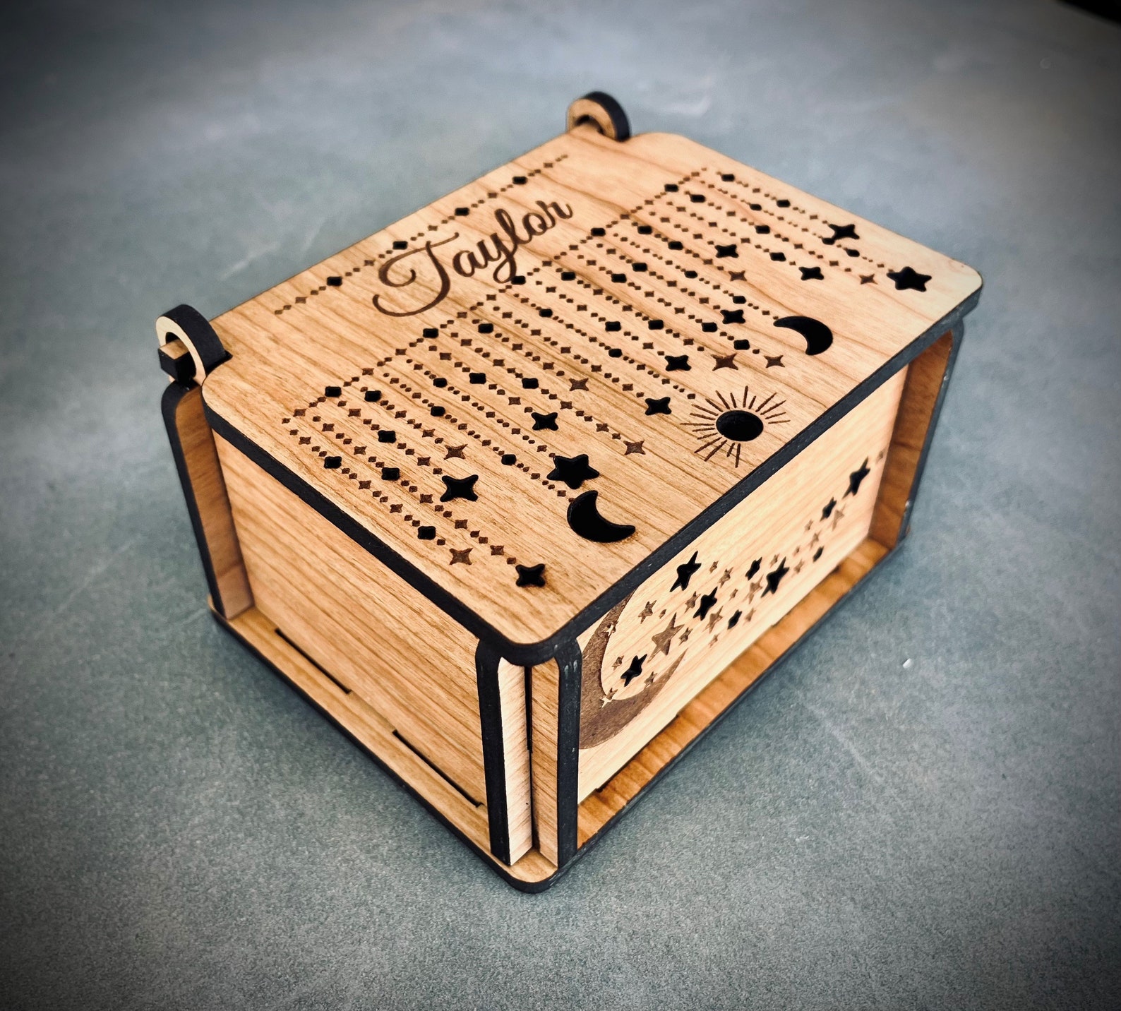 Personalized Decorative Celestial Keepsake Box - Etsy