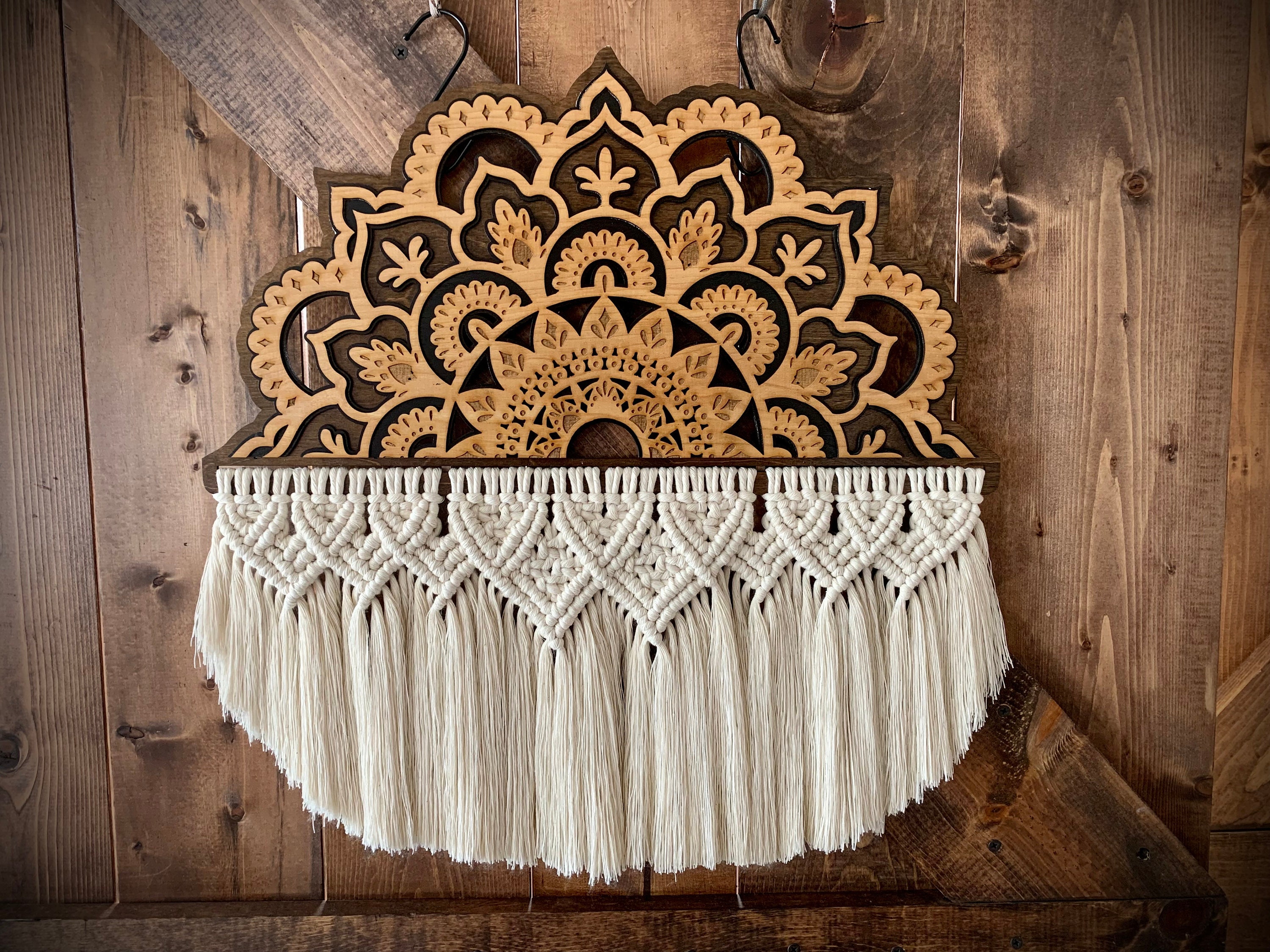 Mandala macrame wall hanging deals