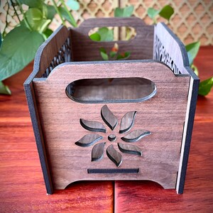 Stackable Floral Geometric Floral Stackable Storage Bin - 8x5x4 Inches - Etsy