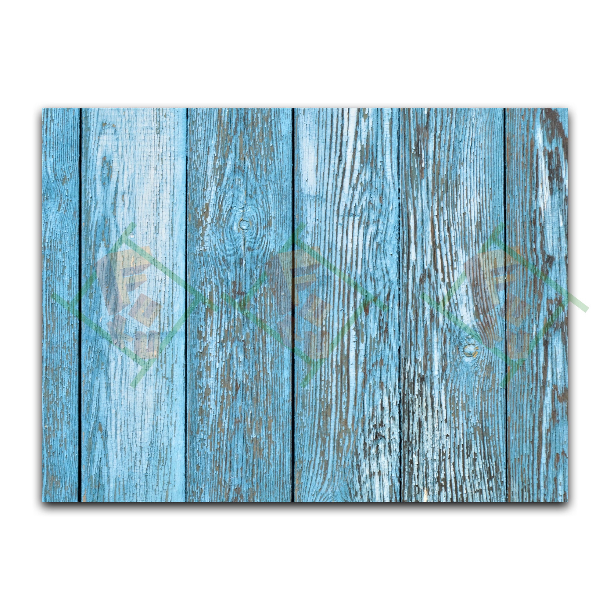 Blue Rustic Wood Background