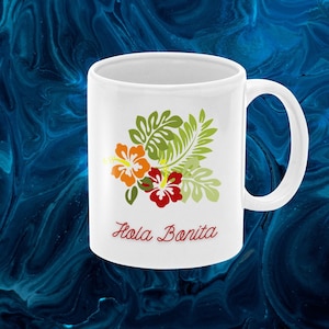 Hola Bonita Pretty Coffee Mugs for Women | Best Friends Gift Mug |