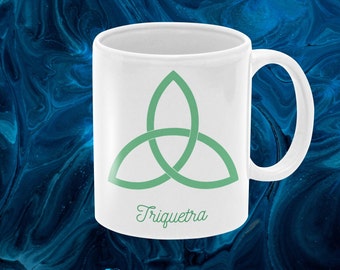 Celtic Triquetra Coffee Mug - Sacred Geometry - St. Patrick's Day Gift - Authentic Irish Gift