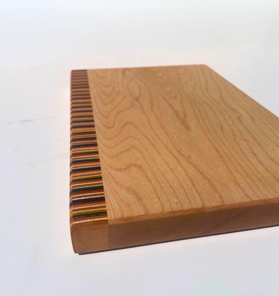 Recycled Skateboard Cutting Board Made With Skateboard Chopping Board