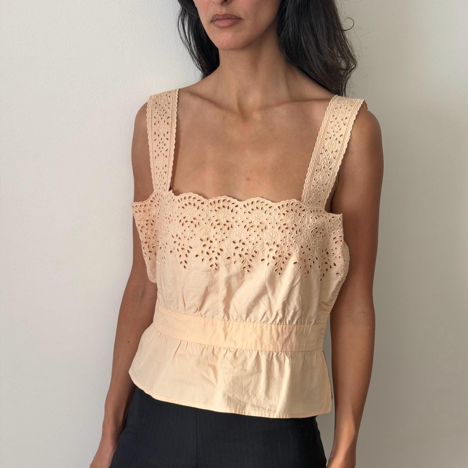 vintage miu miu 肩リボン キャミトップ　イタリア製 N2640 Miu Miu Cami Top - Etsy