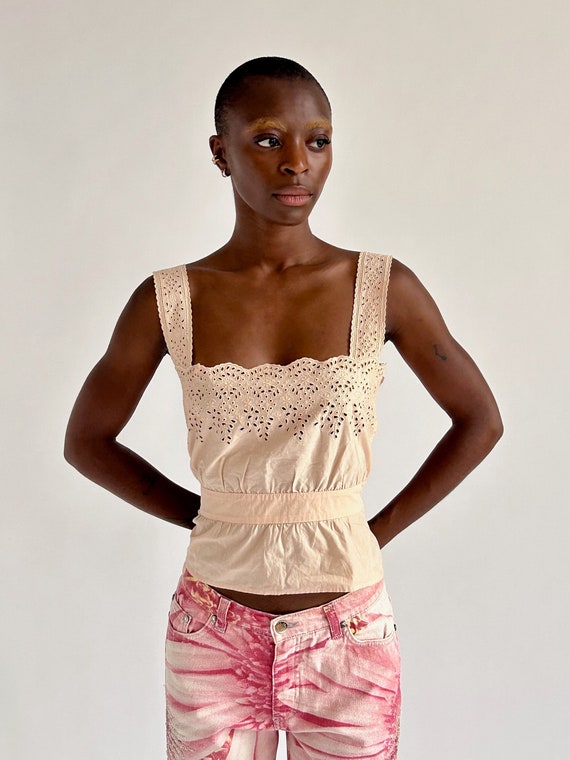 MIU MIU SS2002 English Lace Blouse - Etsy