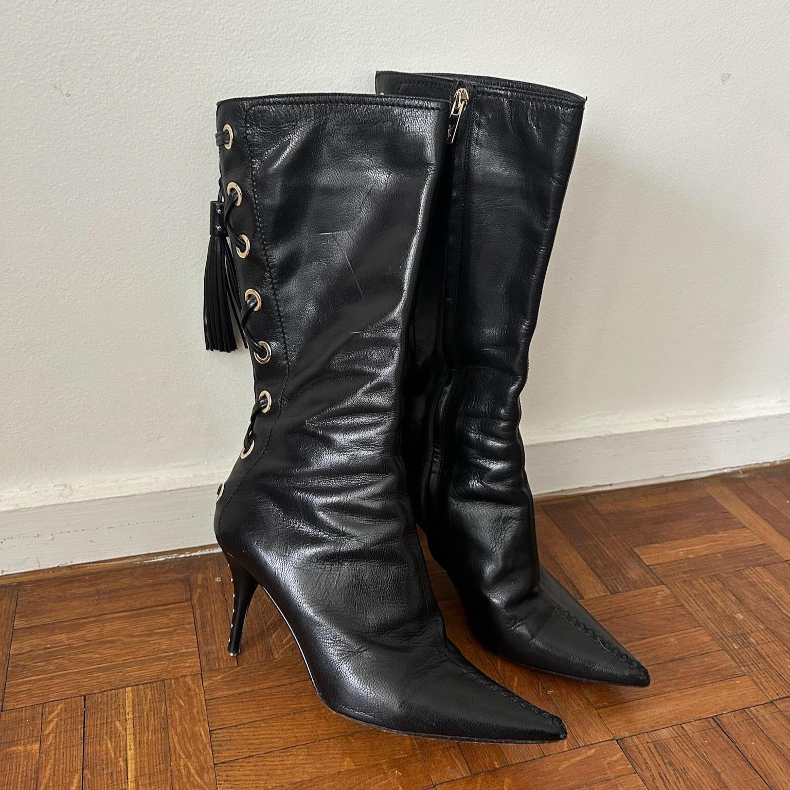 2000s Prada Boots - Etsy