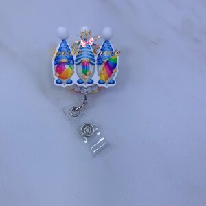 Badge Reel|Nurse Gift|Emergency Badge||Spring Badge Reel|Orthopedics Badge Holder|Clinic Badge Reel|Phlebotomist|Tech ID Badge|Summer Gnome