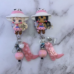 Badge Reel|Nurse Gift|Emergency Badge|Medical Badge Reel|Tech ID Badge Reel|Medical Badge Reel|Howdy Badge Reel|Cute Western Cowgirl