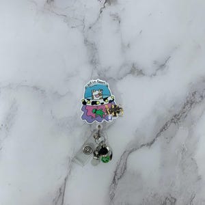 Abzeichen Reel, Krankenschwester Geschenk, Space Nurse Badge Reel, Lustige Ausweis Reel, Klinik Badge Reel, Alien Kuh Lustige Badge Reel, Mitarbeiter Geschenk, Get In Loser