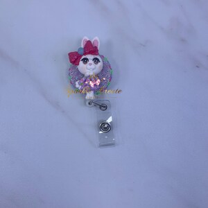 Badge Reel| Orthopedie Badge Houder| Pasen Badge Reel| Tech ID Badge| Kliniek Badge Reel| Noodbadge| Apotheker| Gezondheidszorg| Kawaii Bunny