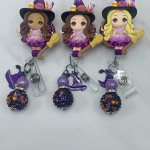 Badge Reel|Nurse Gift|Halloween Badge Reel|Tech ID Badge Reel|Orthopedics Badge Reel|Pharmacist|Emergency Badge|Spooky Badge Reel|Witch girl