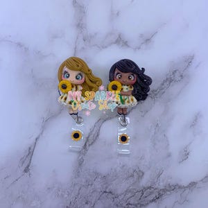 Badge Reel|Nurse Gift|Teacher Gift|Emergency Badge|Medical Badge Reel|Clinic Badge Reel|Tech ID Badge Reel|Autumn Badge Reel|Healthcare|Girl