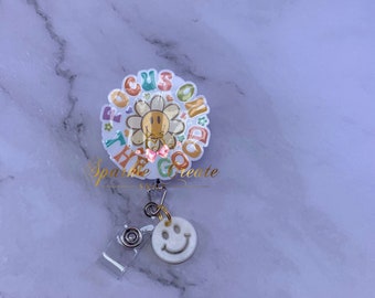 Focus on The Good Badge Reel, Nurse Gift, Healthcare, RN CNA