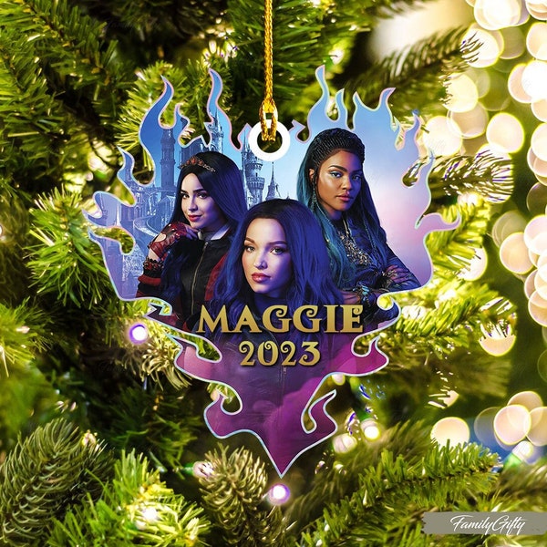 Descendants Christmas Ornaments Etsy
