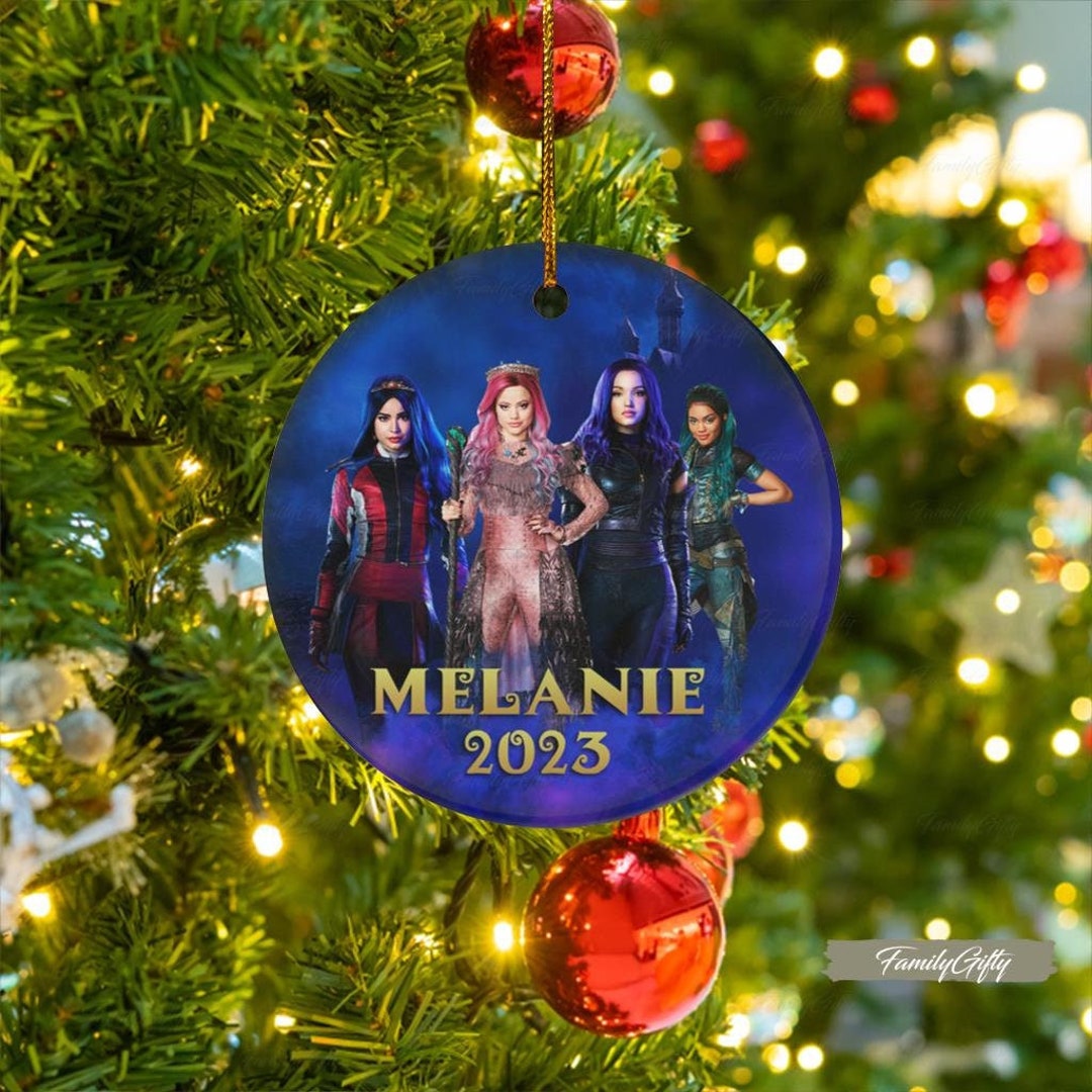 Descendants 3 Ornament 2023 Personalized Family Ornament Etsy