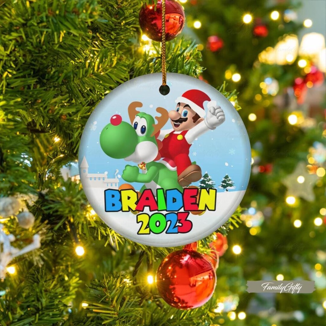Super Smash Bros Christmas Ornament Video Game Ornament Etsy
