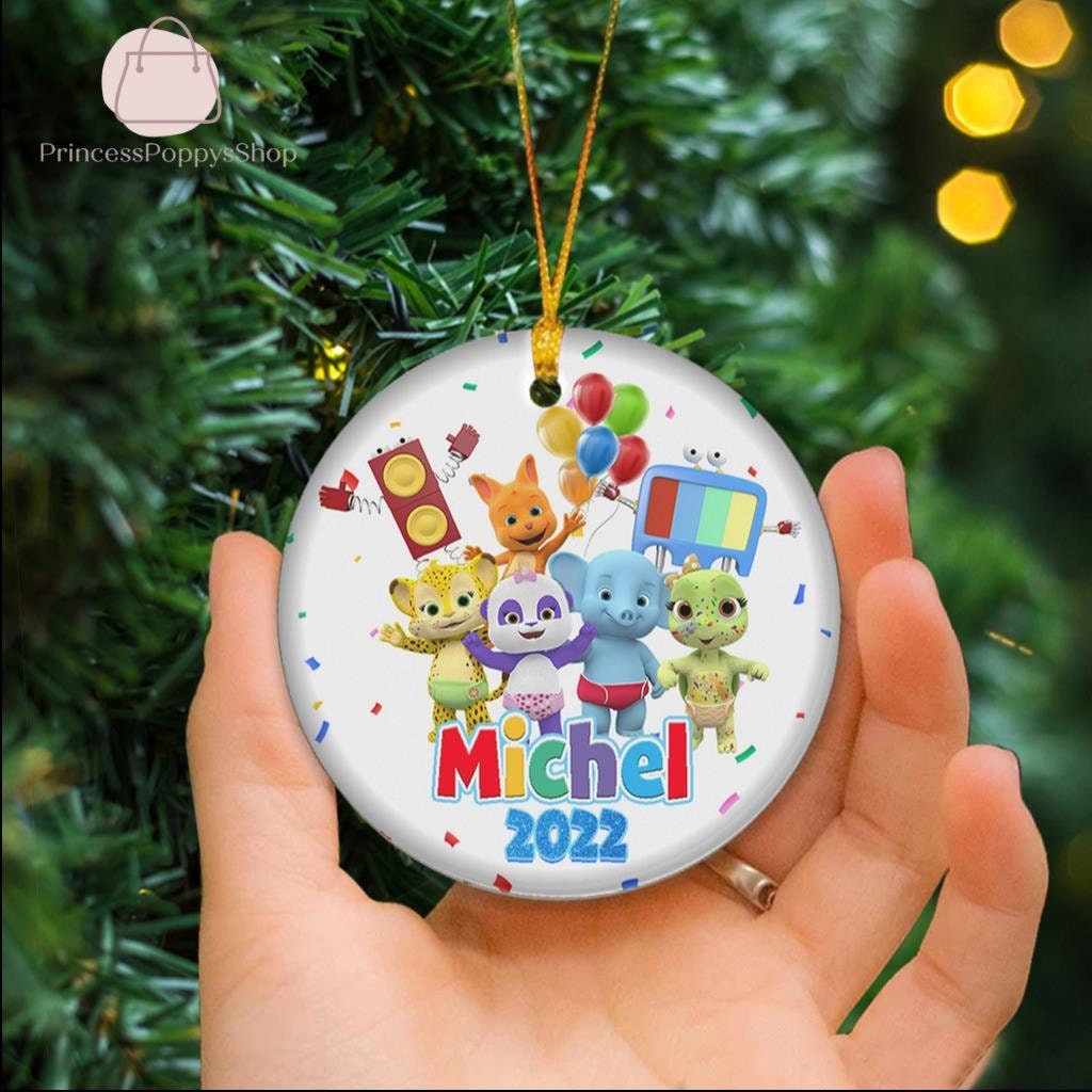 Word Party Ceramic Ornament