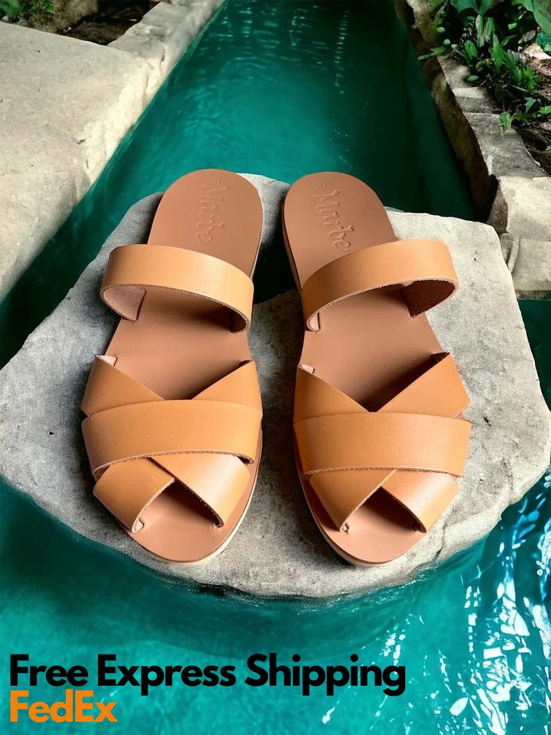 サンダル・ミュール Ma-Helena Peep Toe Leather Sandal Shoes Pour La Victoire Helena Side Peep Toe Sandals Sz 10 | eBay