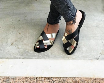 Peep toe elegant sandals , Greek leather sandals ,gift for her ,Leather Sandals, the Greek Sandals, Womens shoes, Summer shoes : Androniki