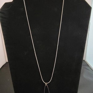 Sterling silver artist pendant necklace