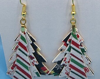 Orecchini in finta pelle