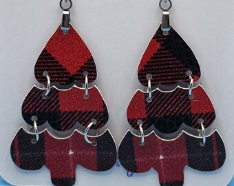 Orecchini in finta pelle