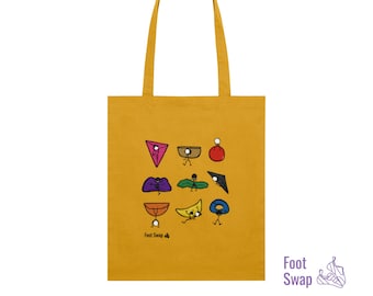 Mini Climbers Climbing Totebag | Bouldering Totebag | Kids & Adult Fun Colourful Totes