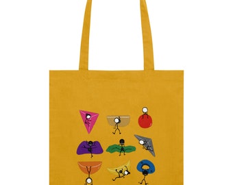 Mini Climbers Climbing Totebag | Bouldering Totebag | Kids & Adults Fun Colourful Totes