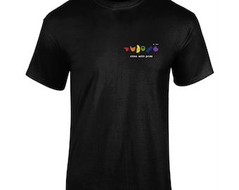Pride Climbing & Bouldering T-Shirt | Climb with Pride Rainbow