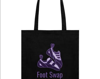 Foot Swap Climbing Totebag | Bouldering Tote Bag | Kids & Adult Fun Totes