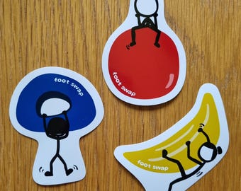 Mini Climbers Fun Bouldering Climbing Stickers