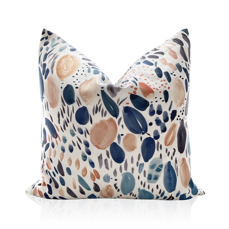 Blooms on Multi Pillow Cover Living Room Pillow Designer Etsy