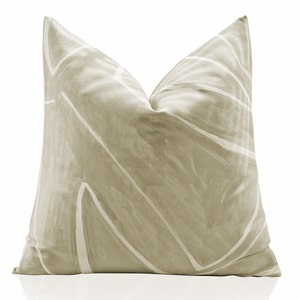 Kelly Wearstler Graffito Pillow Cover in Beige/ivory, Decorative Pillow, Home Decor, Throw Cushions