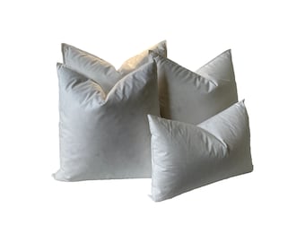 Feather Down Pillow insert 20x20 pillow insert, 22x22 Pillow insert, 12x18 Pillow insert