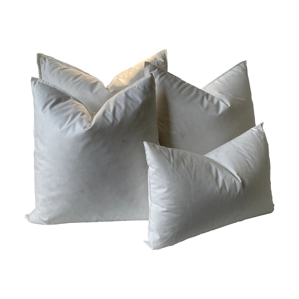 100% Down Pillow insert 20x20,22x22,24x24