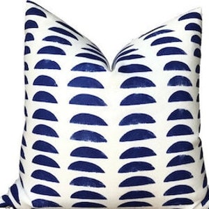 Pillow Cover in Cobalt Blue, Decorative Pillows, Blue Pillow, Rebecca Atwood Pillow, Bedroom Sham