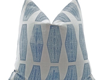 Inlay Pillow Cover, Lake Natural, Designer Lumbar Pillow, High End Pillow, Living Room