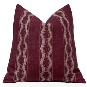 Peter Dunham Zanzibar Pillow Cover in Pasha, Decorative Throw Pillow