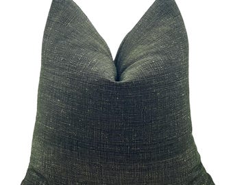 Olive Green Pillow Cover, Designer Kufri Cushions Covers