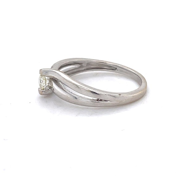 Split Shank Diamond ring, Unique Solitaire Engage… - image 4