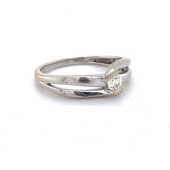 Split Shank Diamond ring, Unique Solitaire Engage… - image 9